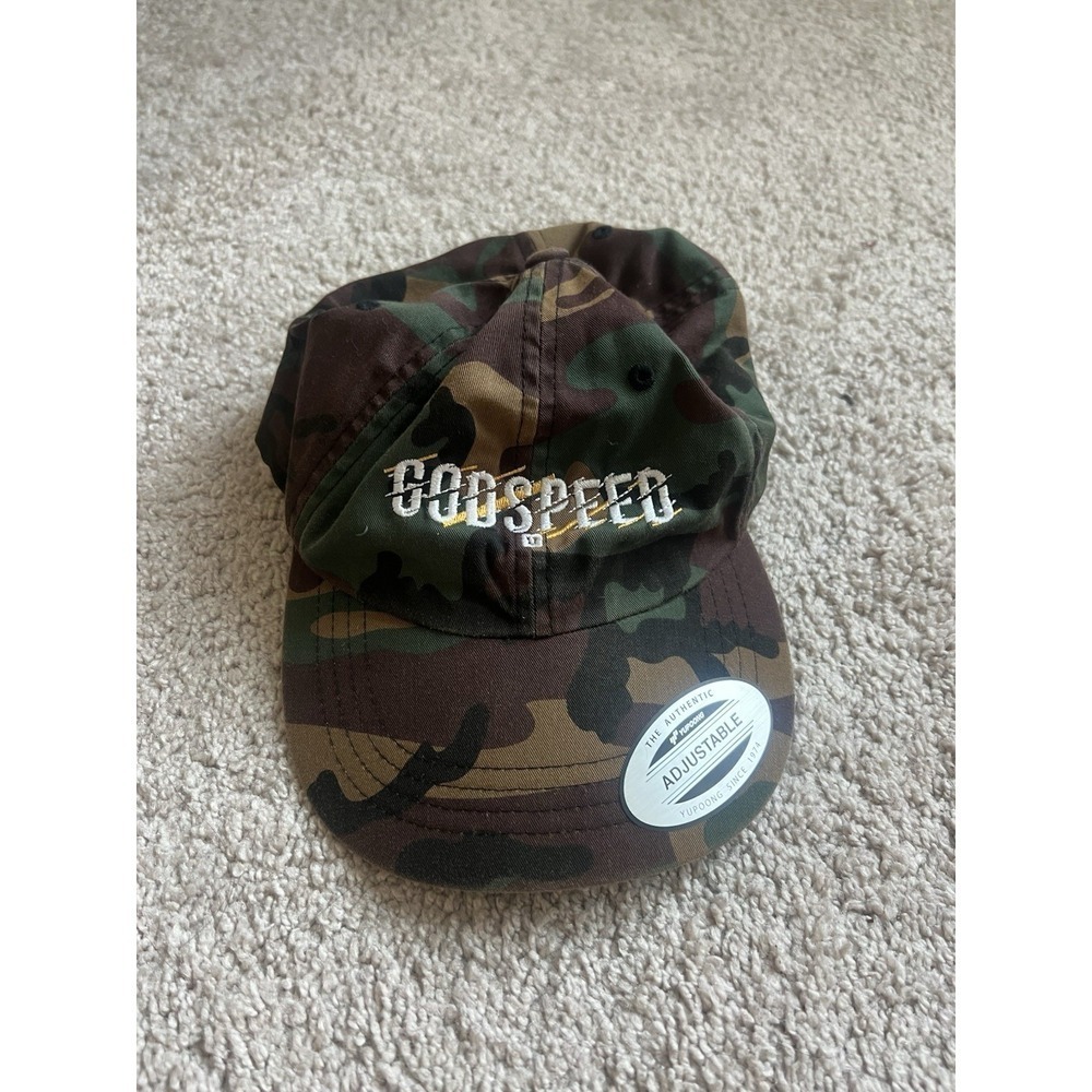 Godspeed Camo‎ Embroidered Snapback Hat New Condition Yupoong